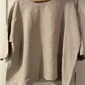 notPerfectLinen Beige Old London Top